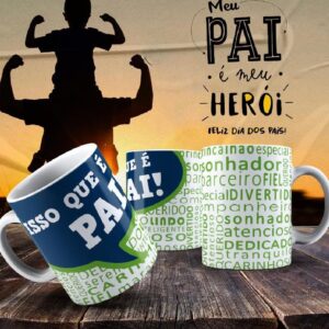 Caneca Dia dos Pais Frases