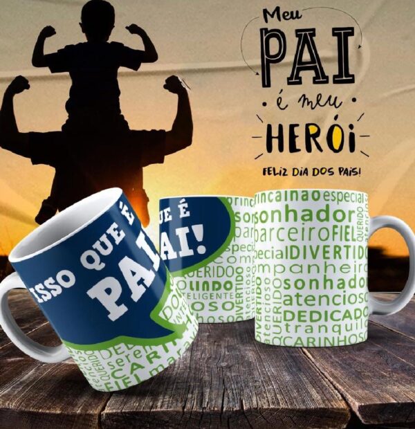 Caneca Dia dos Pais Frases