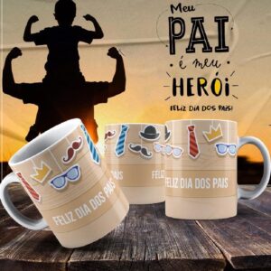Caneca Dia dos Pais Frases