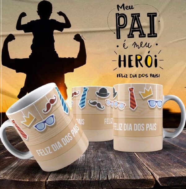Caneca Dia dos Pais Frases