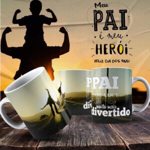 Caneca Dia dos Pais Frases
