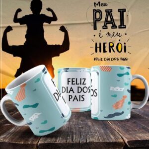 Caneca Dia dos Pais Frases