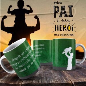Caneca Dia dos Pais Frases