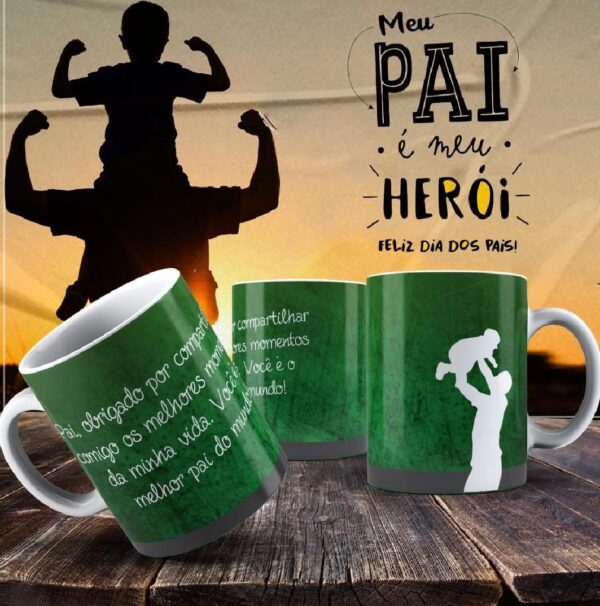 Caneca Dia dos Pais Frases