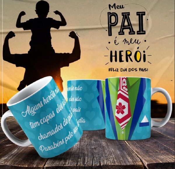 Caneca Dia dos Pais Frases
