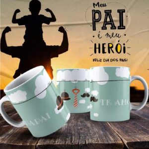 Caneca Dia dos Pais Frases