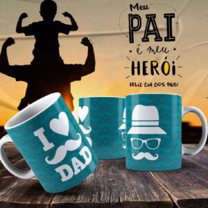 Caneca Dia dos Pais Frases