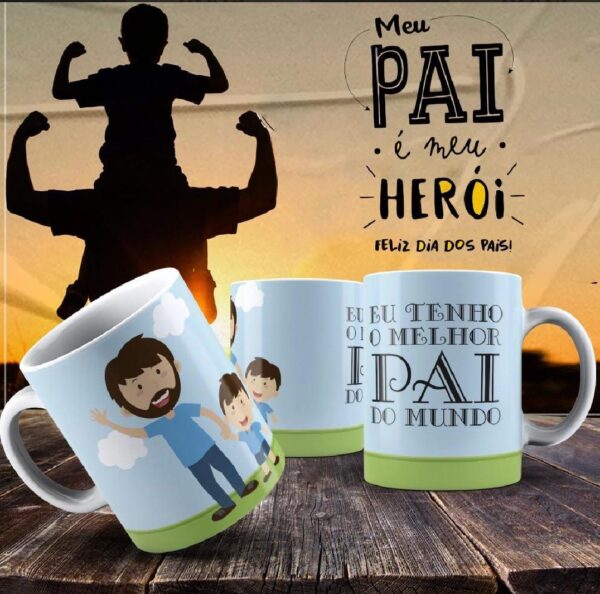 Caneca Dia dos Pais Frases