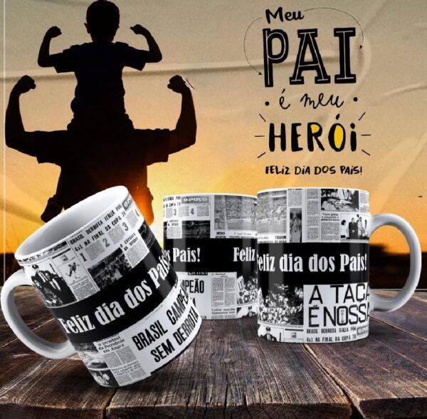 Caneca Dia dos Pais Frases