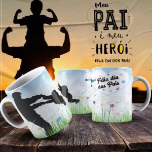 Caneca Dia dos Pais Frases