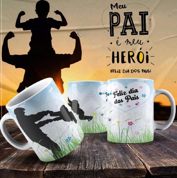 Caneca Dia dos Pais Frases