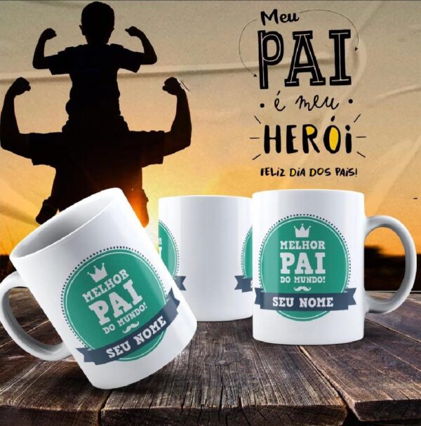 Caneca Dia dos Pais Frases