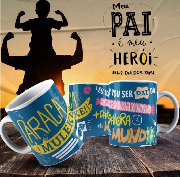 Caneca Dia dos Pais Frases