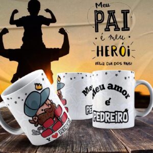 Caneca Dia dos Pais Frases