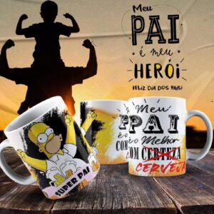 Caneca Dia dos Pais Frases