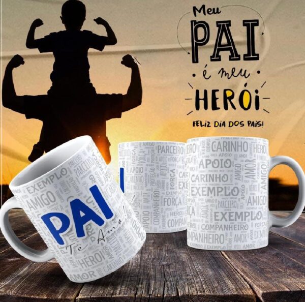 Caneca Dia dos Pais Frases