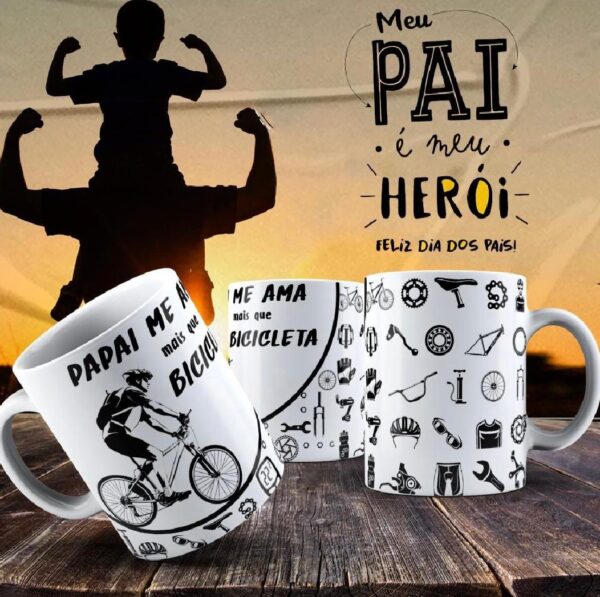 Caneca Dia dos Pais Frases