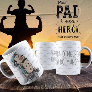 Caneca Dia dos Pais Frases