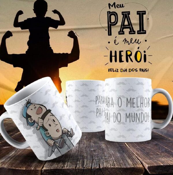 Caneca Dia dos Pais Frases