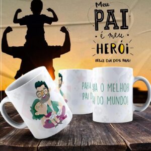 Caneca Dia dos Pais Frases