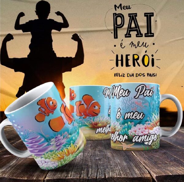 Caneca Dia dos Pais Frases