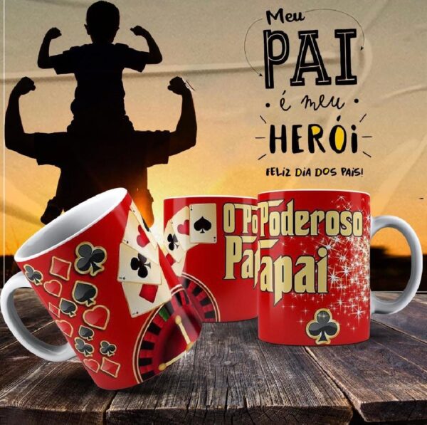 Caneca Dia dos Pais Frases