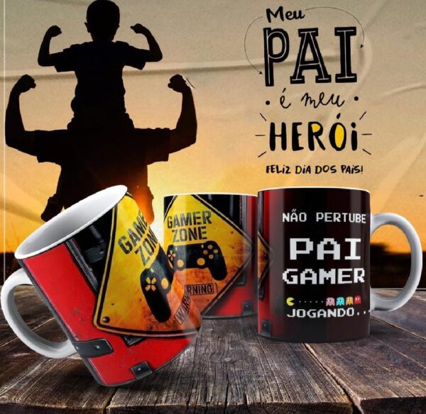 Caneca Dia dos Pais Frases